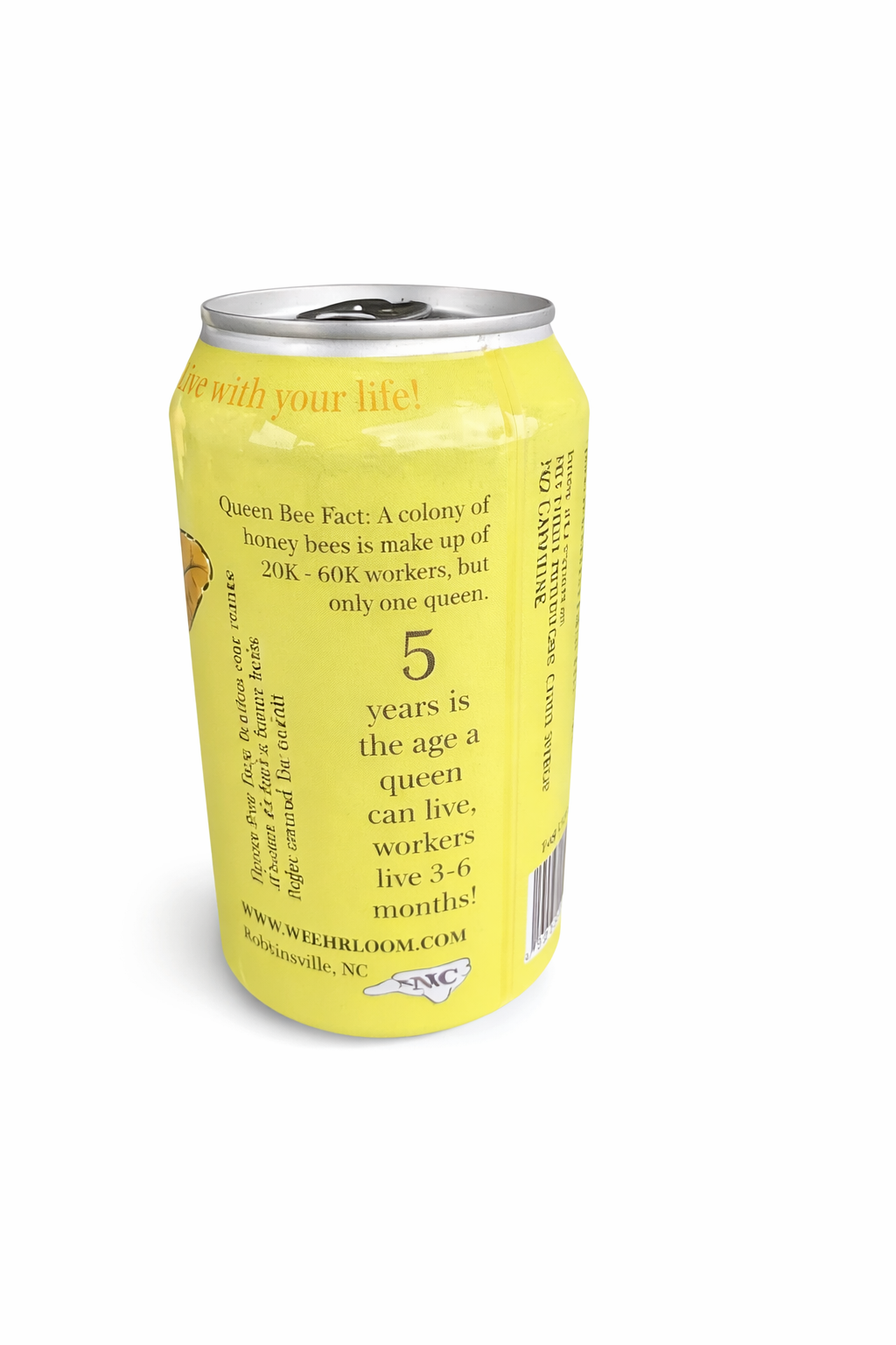 Honey Cream Soda Craft – Artisan Soft Drink with Honey (Pack of 4, 12 fl oz Cans)